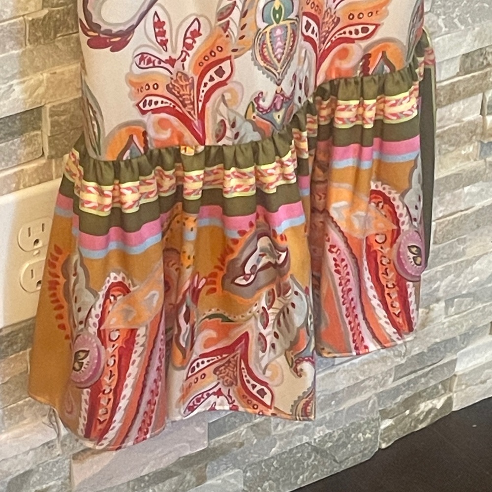 Colorful Patterned Maxi Dress - Picture 5 of 5